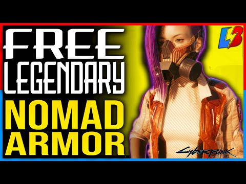 FREE and SECRET LEGENDARY NOMAD ARMOR Cyberpunk 2077 Outfit LOCATIONS (Mask,Coat,Shoes,Hat,Pants)