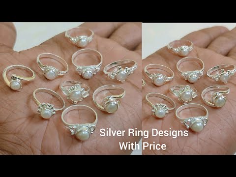 latest Silver ring designs with price 2022, new silver ring designs for women, girls