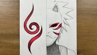 Download lagu Draw Kakashi with ANBU Mask Step by Step – Naruto Art mp3