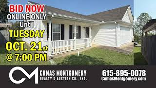 Online Auction | 2 BR, 2 BA Move-In Ready Home in Murfreesboro, TN | Ends Oct. 21st, 2025