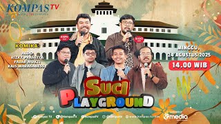 Download lagu LIVE - Aldo, Rizky, Fajar, Rais Siap Serukan Hari Minggu Kamu dari Unpad! | SUCI PLAYGROUND mp3