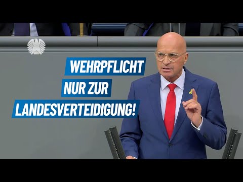 Rüdiger Lucassen (AfD) zur Wehrpflicht (26.10.2025)