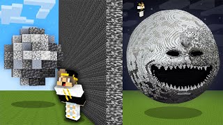 ماين كرافت ولكن غششت بطريقة مستحيل البناء داخل علبة ( انا ضد صديقي ) !!!????????