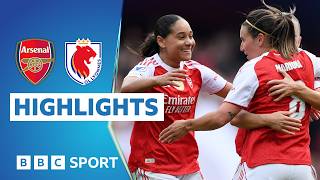 Arsenal beat Lyon in Champions League semi-final first leg | Women's Champions League | BBC Sport