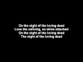 Lordi - The Night Of The Loving Dead | Lyrics on screen | HD