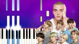 Lauv ft BTS  - Who (Piano Tutorial)