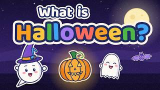 Halloween for Kids: The Story of Halloween + 14 English Words (ESL)