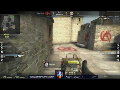 CS:GO - SicK Amazing 1 vs 3 Clutch vs Astralis @ ECS Season 1