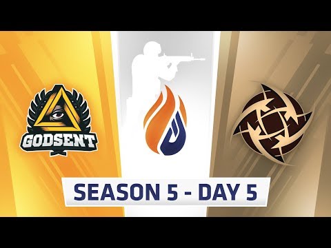 ECS Season 5 Day 5 - Godsent vs NIP - Cobblestone
