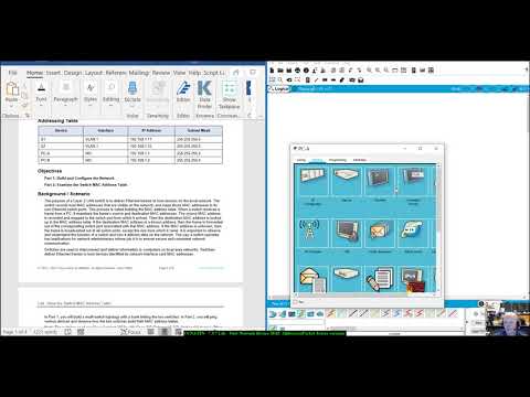 CCNA ITN - 7.3.7 Lab - View Network Device MAC Addresses(Packet Tracer version)