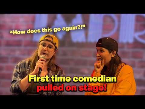 First Time Comedian Pulled On Stage | Ashley Gavin | FULL CLIP