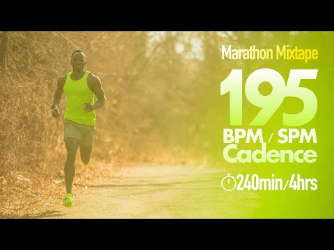 240-Minute 195 BPM Running Music | Push Your Limits | High-Cadence Marathon Training Mix