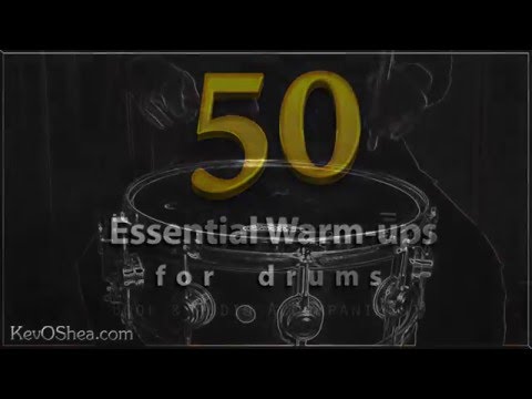 50 Essential Warm-ups for Drums | Drum Book 2016