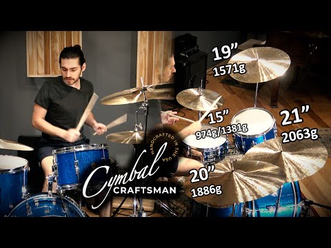 Cymbal Craftsman Cymbal Collection Demo! #4