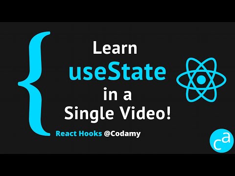 Learn useState in a Single Video. React Hooks Tutorial!