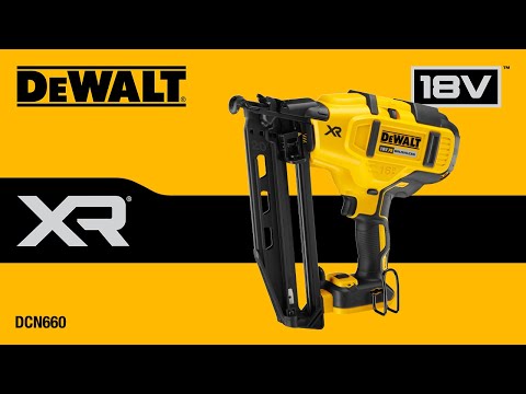 Cloueur de finition 16 Gauge DEWALT XR 18V - l'outil indispensable pour les applications de finition