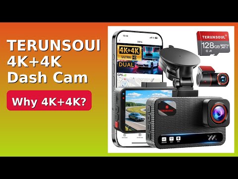REVIEW (2025): TERUNSOUl 4K+4K Dash Cam. Features.