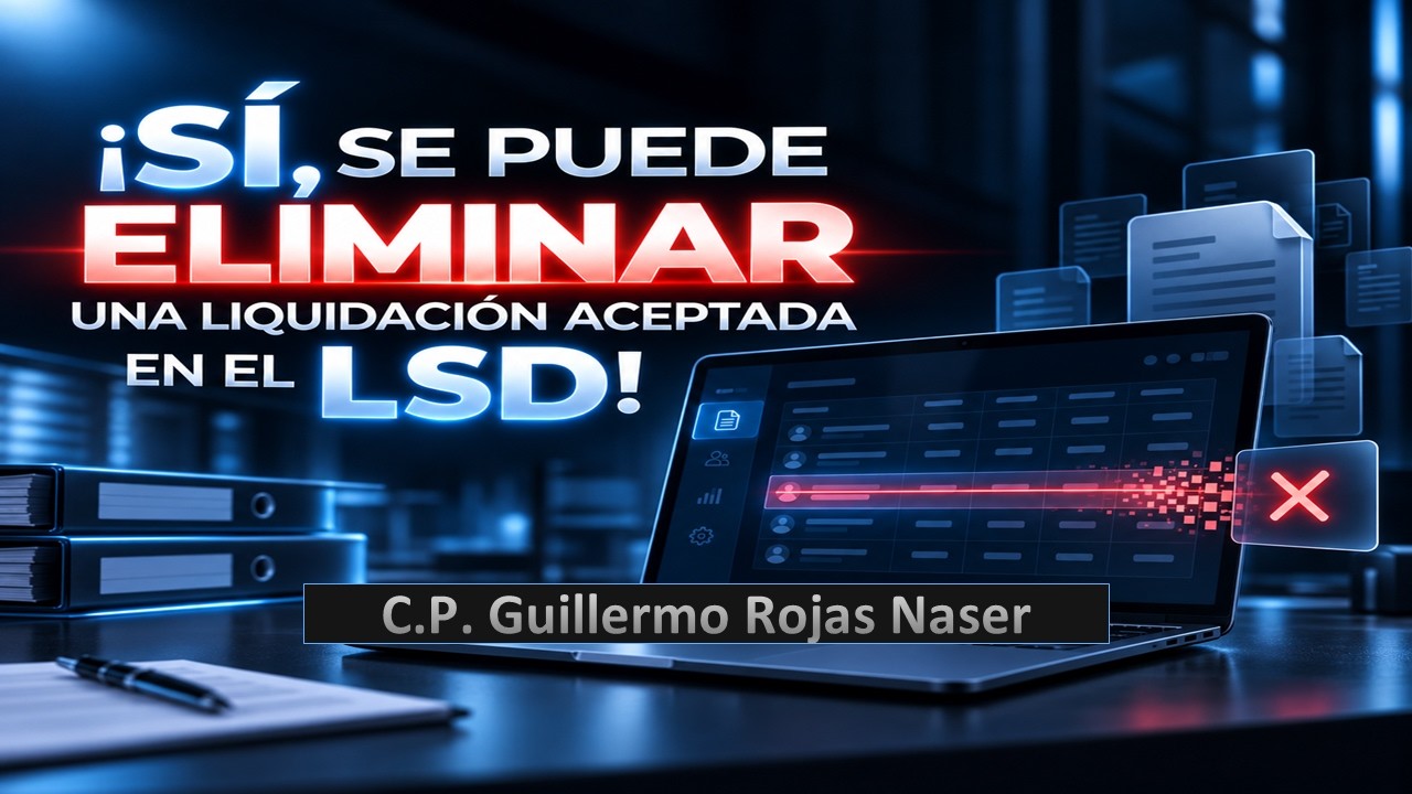Eliminar una liquidación aceptada en libro de sueldos digital