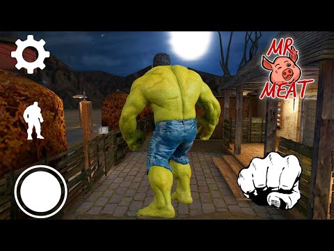 PLAYING AS HULK IN MR. MEAT!! | Mr. Meat: Horror Escape Room (Mobile Game)