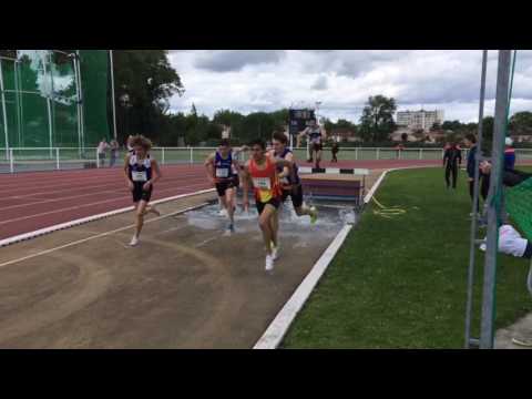 3000m Steeple SEM (1er passage de rivière) - Interclubs 2017 (1er tour) à Castres