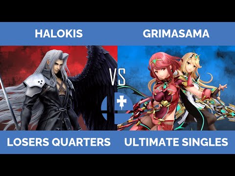 RogaSmash 198: SSBU Losers Quarters - Halokis (Sephiroth) vs GrimaSama (Pythra)