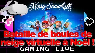 Merry Snowballs Bataille de boules de neige virtuelle à Noël !