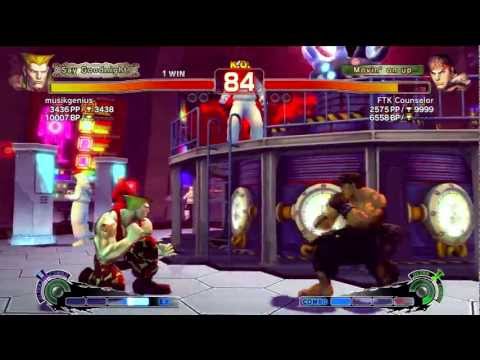 SSF4 AE 2012 - musikgenius (Guile) Vs KaizenMaster (Ryu) - 03.25.12