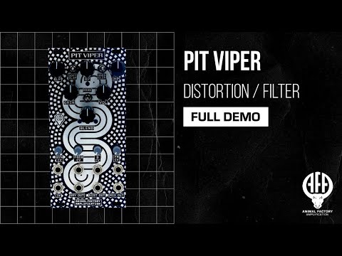Pit Viper Distortion: Full Demo | Eurorack | Animal Factory Amplification