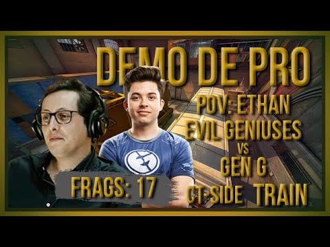 [PT] zorlaK Analisa: PoV ETHAN - EVIL GENIUSES vs GEN G - TRAIN (CT-SIDE) [Demo de Pro]