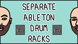 Separate drum racks in Ableton Live 🔥💎