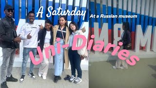 Russian Student life|| Россия моя история museum tour, friends, African student……