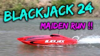 Blackjack 24 Maiden Run!! LOVE IT!! 🚤🚤🔥🔥