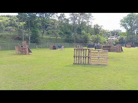 Montando o campo para o torneio próximo sábado em Manfrinópolis, Paraná 