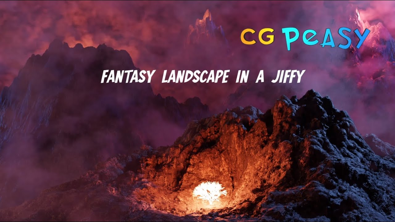 Fantasy Landscape in a Jiffy