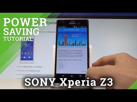 How to Save Battery in SONY Xperia Z3 - Enable Power Saving Mode |HardReset.Info
