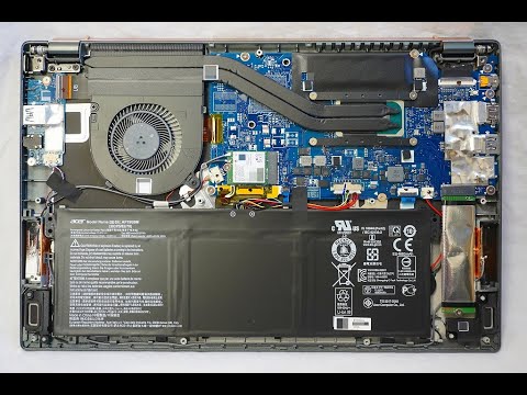 Acer Swift 5 SF514-55T Core i5-1135G7/16GBモデルを分解してみた #分解 #disassembly #Acer #Swift5 #notebook