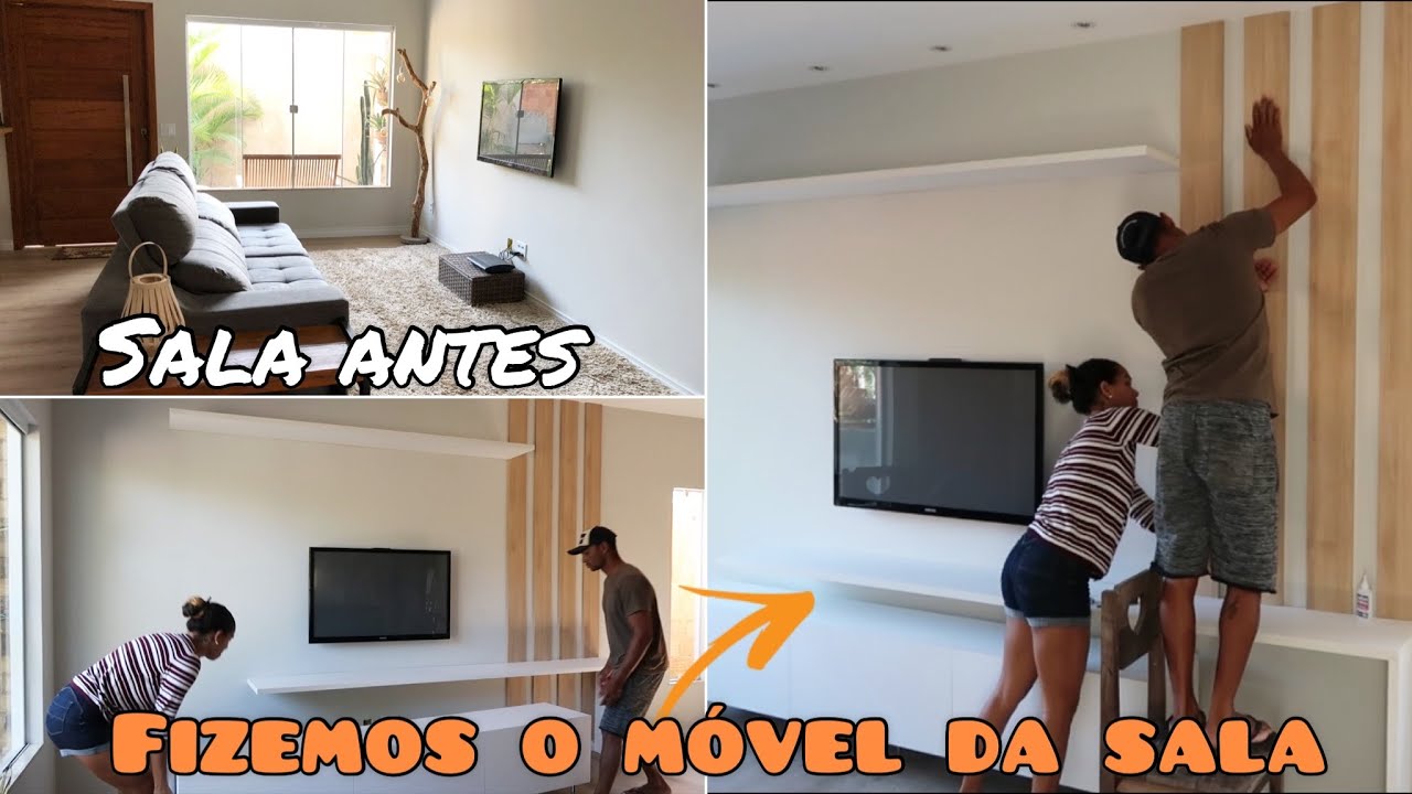 FAÇA VOCÊ MESMO - MÓVEL/RACK DE TV DE FORMA FÁCIL E ECONÔMICO