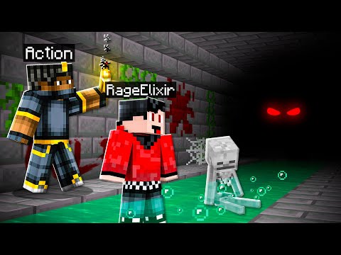We Got TRAPPED in a Haunted Sewer in Minecraft..