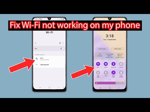 Fix wifi not working on Samsung phone but working on other devices
