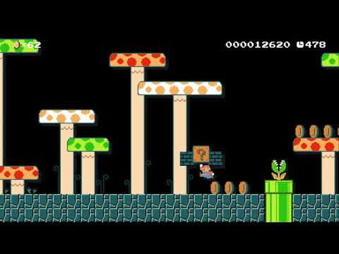 Mario vs. The 3-Up Challenge by JohnnyZ - SUPER MARIO MAKER - NO COMMENTARY 1ax