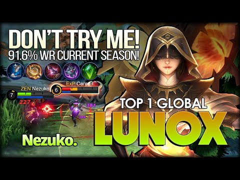 Nightmare of Chaos Assault! 91.6% Win Rate Current Season! Nezuko. Top 1 Global Lunox - MLBB