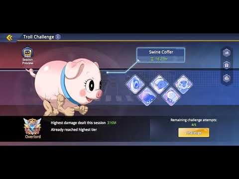 Maximize Swine Coffer Troll Challenge Damage (300M+) - One Punch Man Road To Hero 2.0