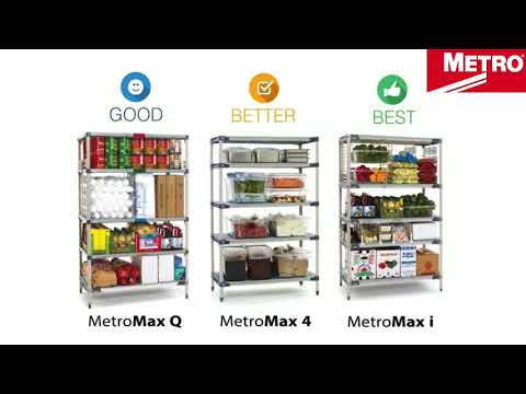 Metro MQ24SE Adjustable Slides with Epoxy Coating for MetroMax Q Shelving