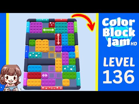 Color Block Jam Level 136 Solution Walkthrough