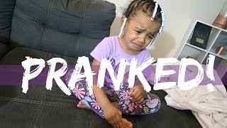 Home Alone Prank On 3 Year Old Daughter