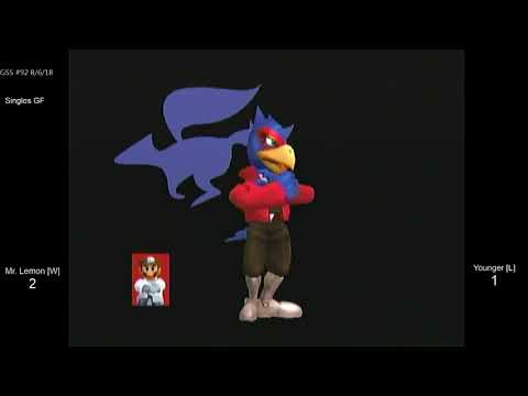 GSS 92 SSBM - Mr. Lemon (Dr. Mario) vs. Younger [L] (Falco) - Melee GF
