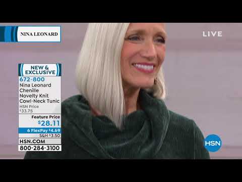 HSN | Nina Leonard Fashions 10.09.2019 - 03 PM