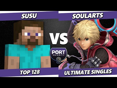 Port Priority 9 - Susu (Steve) Vs. Soularts (Shulk) Smash Ultimate - SSBU