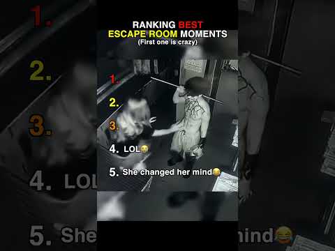 Ranking Best Escape Room Moments #shorts