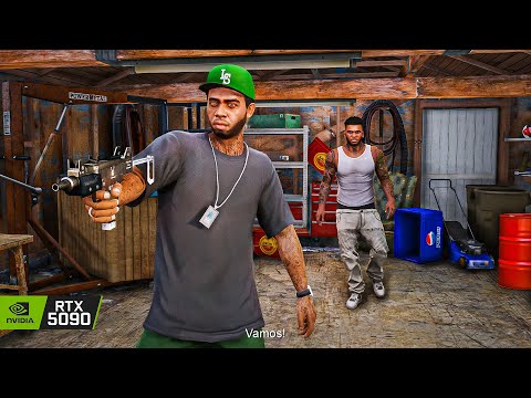 GTA 5 'Repossession' Mission 8K Gameplay | RTX 5090 Remastered Graphics MOD